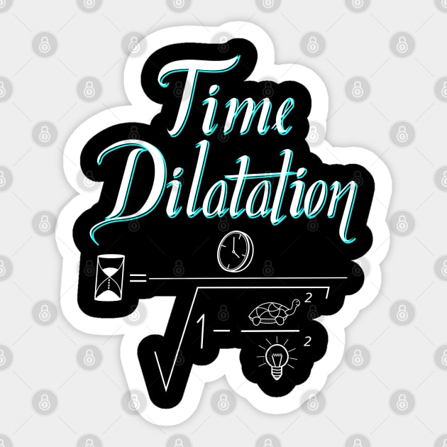 Time Dilatation Sticker by Javisolarte